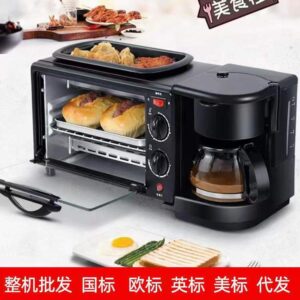 3-in-1 Breakfast Machine - Sandwich Maker & Toast Oven